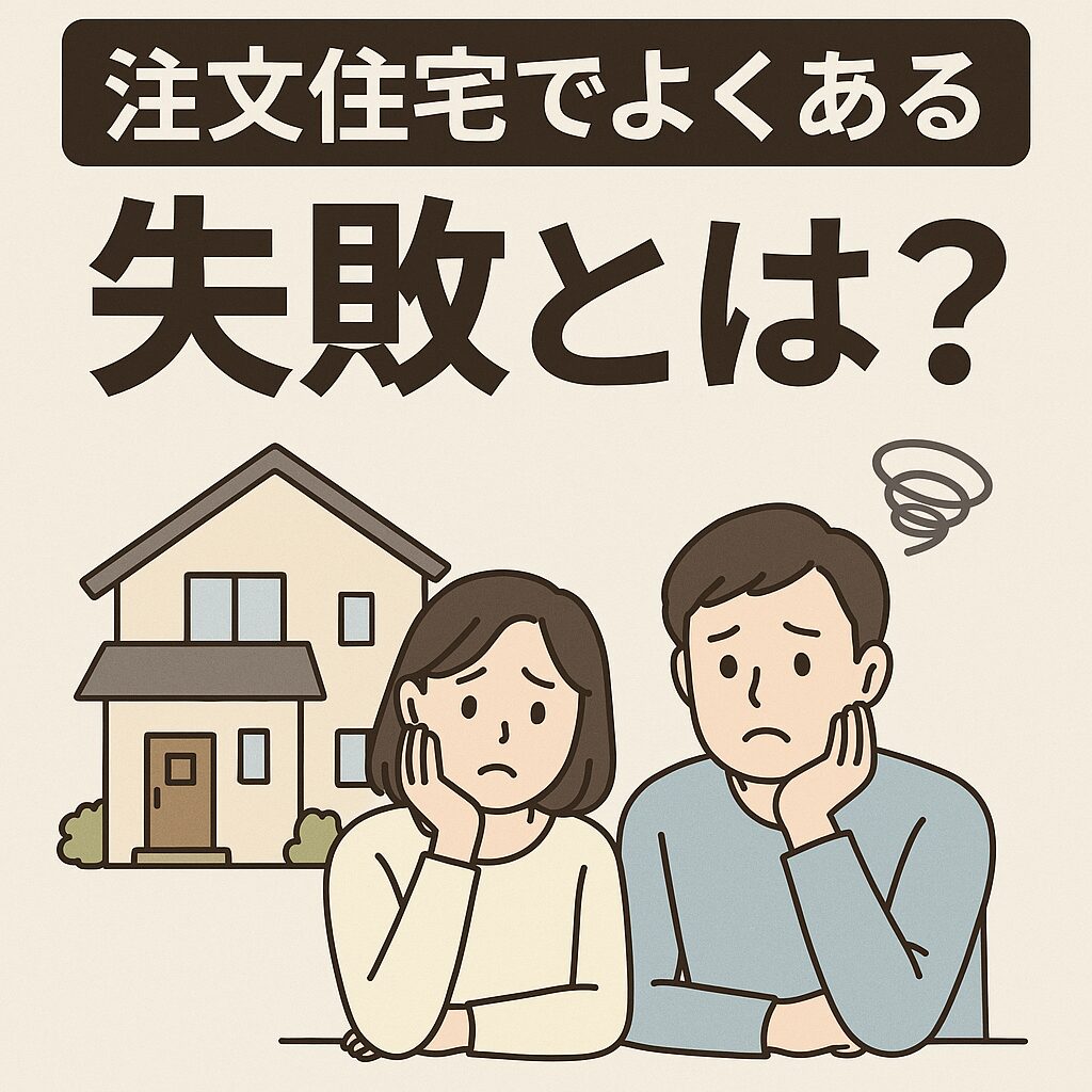 注文住宅でよくある失敗とは？理想通りの夢のマイホーム建築を成功させるコツ