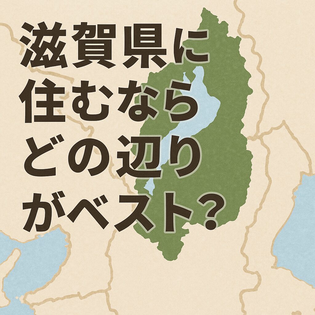 【本音】滋賀県に住むならどの辺りがベスト？？