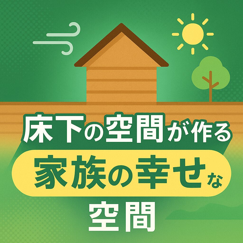床下の空気が家族を守る。健康と快適を叶える“sumika”の全館換気とは