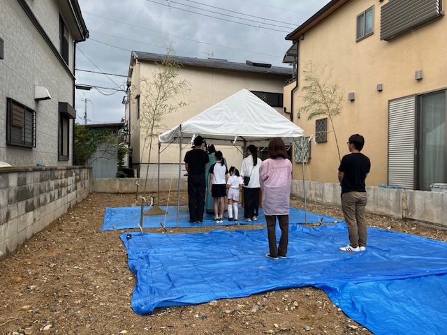 長岡京の家　地鎮祭