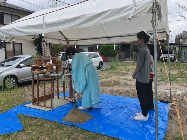 近江の家　地鎮祭