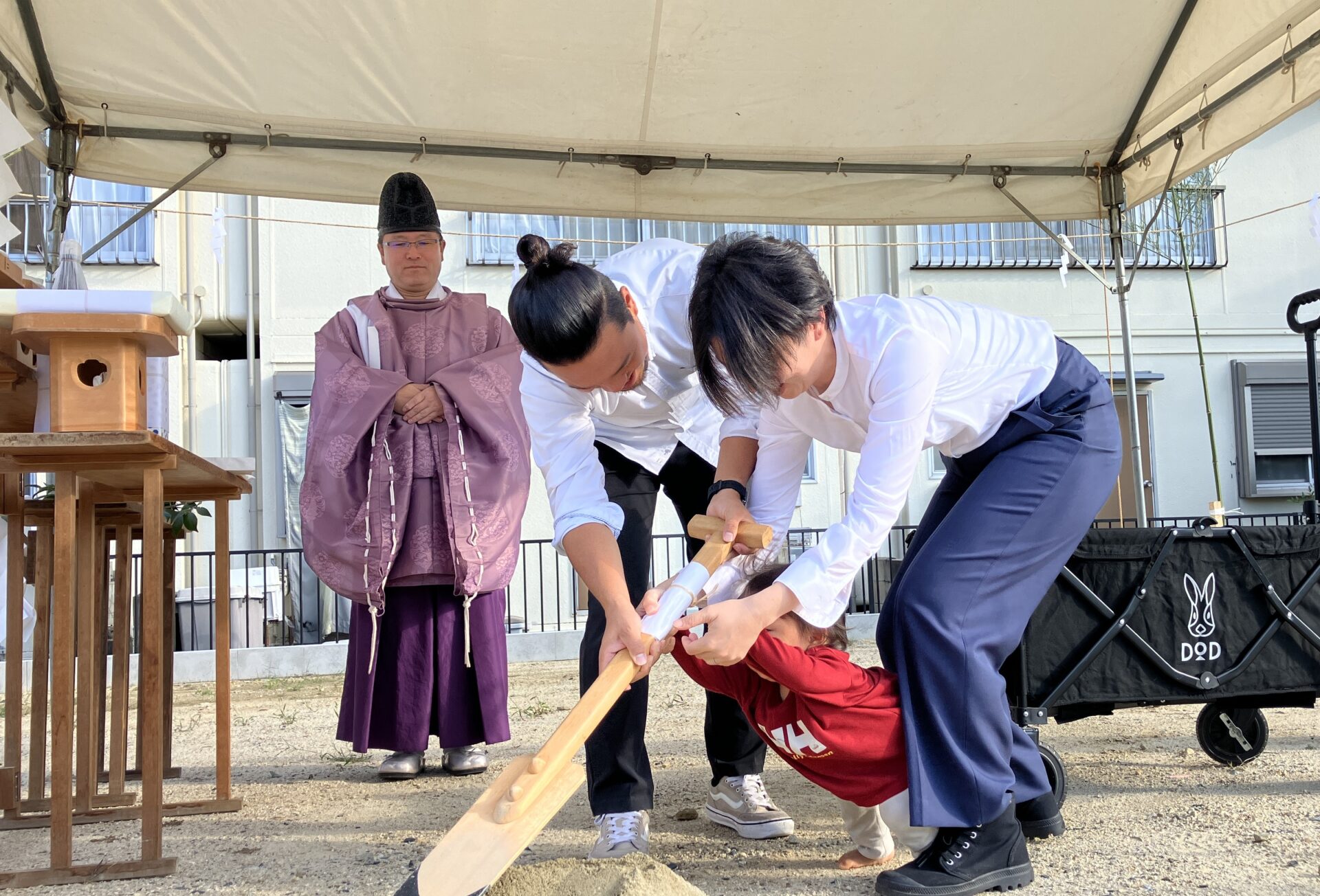 小柿の家　地鎮祭